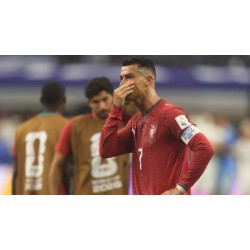 Cristiano Ronaldo's gezicht toonde geen tranen van woede meer Cristiano Ronaldo's gezicht toonde geen tranen van woede meer